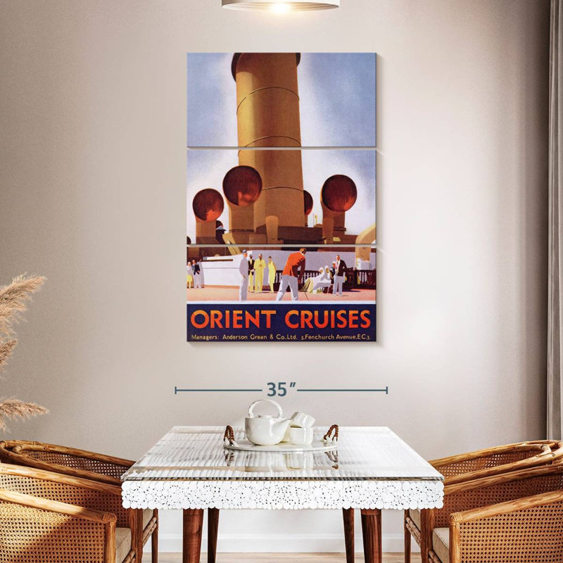 Croisières Mehar Orient, H 50 po x l 32 po