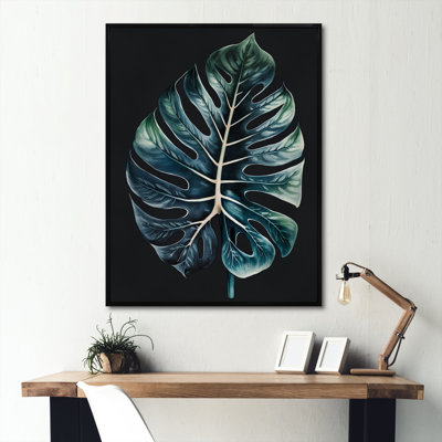 Philodendron feuille IV - reproduction sur toile