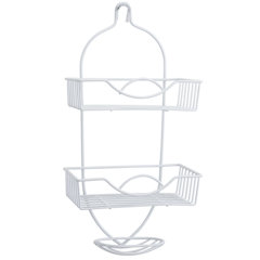 Wholesale 18 White 2 Tier Shower Caddy WHITE