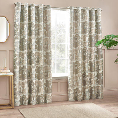  Jacquard Eyelet Curtains