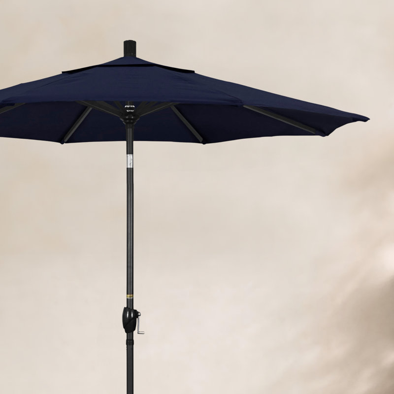 Parasol de marché 7,5', Bleu marine-oléfine