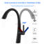 Robinet de cuisine escamotable en acier inoxydable-124897289