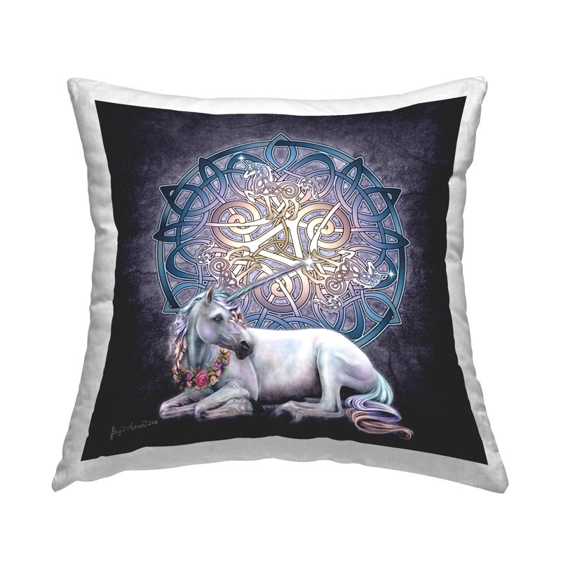  Geometric Polyester Throw Pillow
