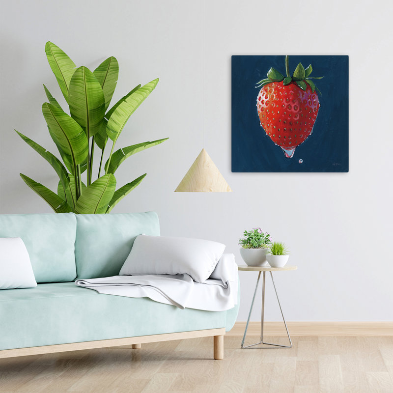 «The Most Strawberry», art contemporain, H 24 po x l 24 po