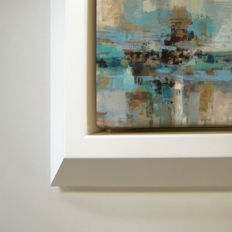 Morning Fjord par Silvia Vassileva - impression sur toile, 24" H x 34" W, White
