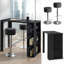 Karile 120 cm Bar Set Bar Cabinet-55119899