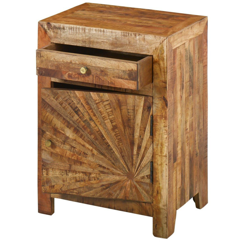 Solid Wood Accent Cabinet