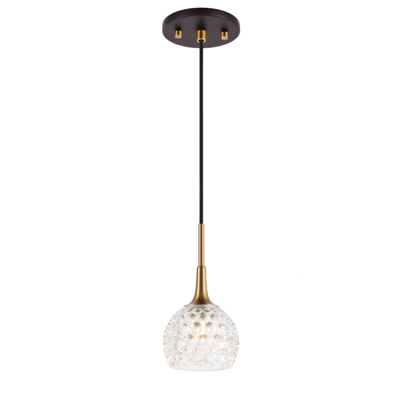 Jerrie 1 - Light Single Pendant, Mercury, Halogen, Brass/Bronze