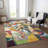 Machine Washable Indoor/Outdoor Xhevrie Gold Rug-1234694151