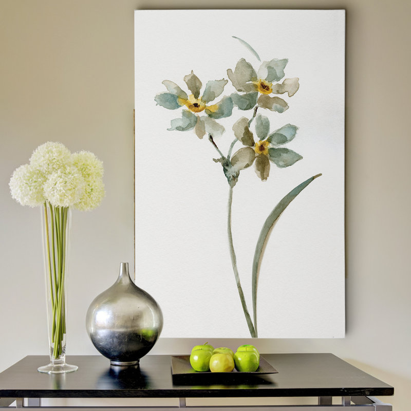 «Neutral Botanical I», reproduction sur toile, H 32 po x l 48 po x P 1,5 po