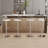 Swivel Upholstered Adjustable Height Counter Stool(Set of 4)-1090421204