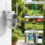 Outdoor Security Camera, Dual Lens 2MP+2MP Wi-Fi 6 Pan-Tilt, IP65 Weatherproof, 20m IR Night Vision & 2-Way Audio