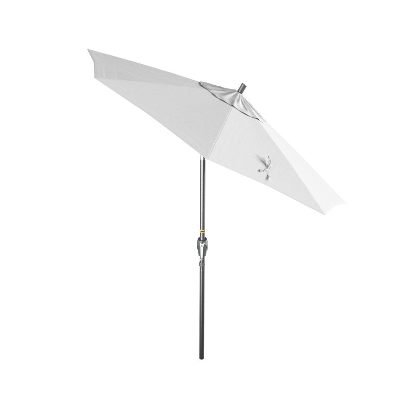 Parasol de marché 7 pi 6 po Abberbury, Blanc - oléfine