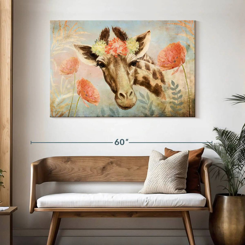 Girafe Brampt, H 32 po x l 48 po