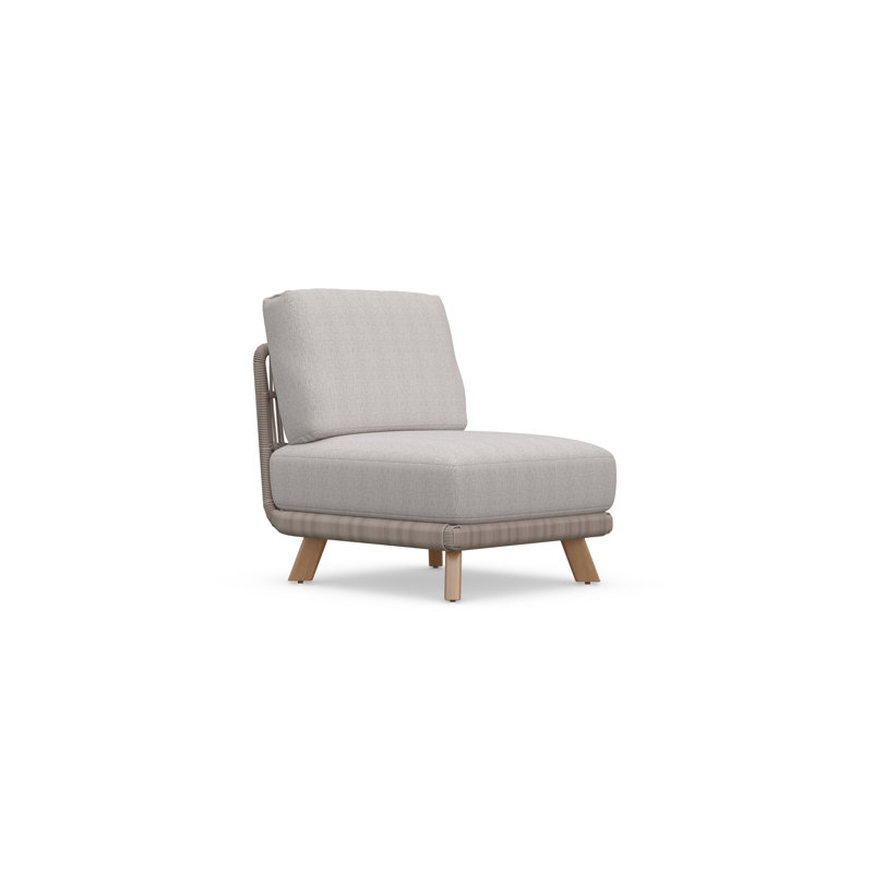 Sicily Armless Chair + Desert Cushion