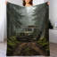Jeté en flanelle Off Road véhicule de luxe, couverture douce et chaude pour le canapé-lit du salon-132936412