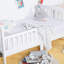 Drap-housse pour lit de bébé, drap de lit en microfibre 100% brossé pour matelas de lit de bébé et de tout-petit standard, 28 x 52 pouces - NTBAY-773693050