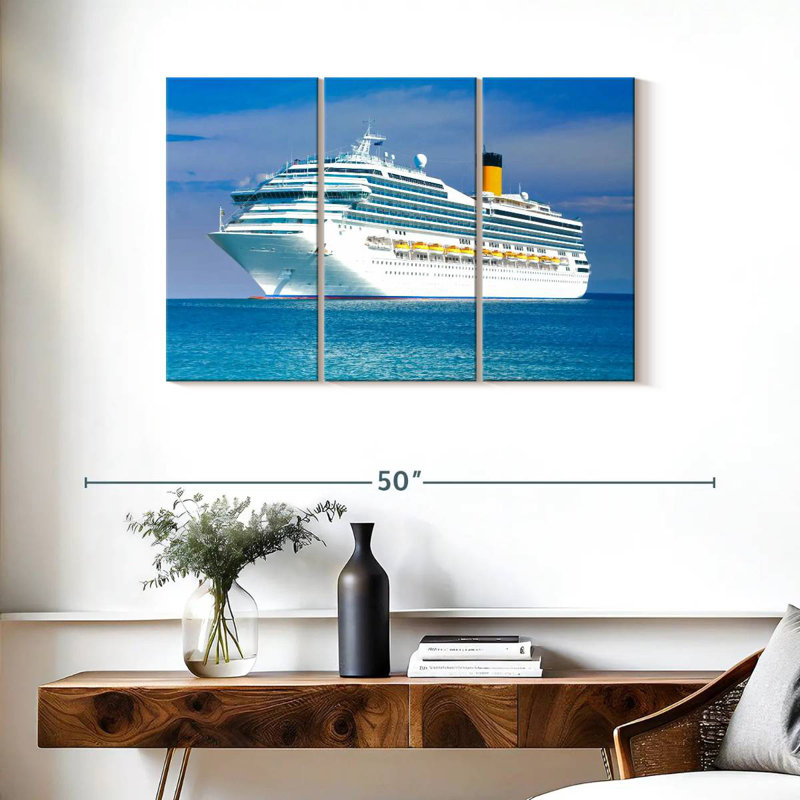 Mehar Large Ship, 24" H x 38" W