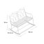 Metal Outdoor Bench