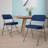 Ivadelle Upholstered Metal Folding Event Chairs with Padded Seats-1993064822