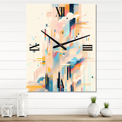 Ansilme - Peony Modern Wall Clock