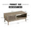 Table basse moderne avec rangement pour le salon
