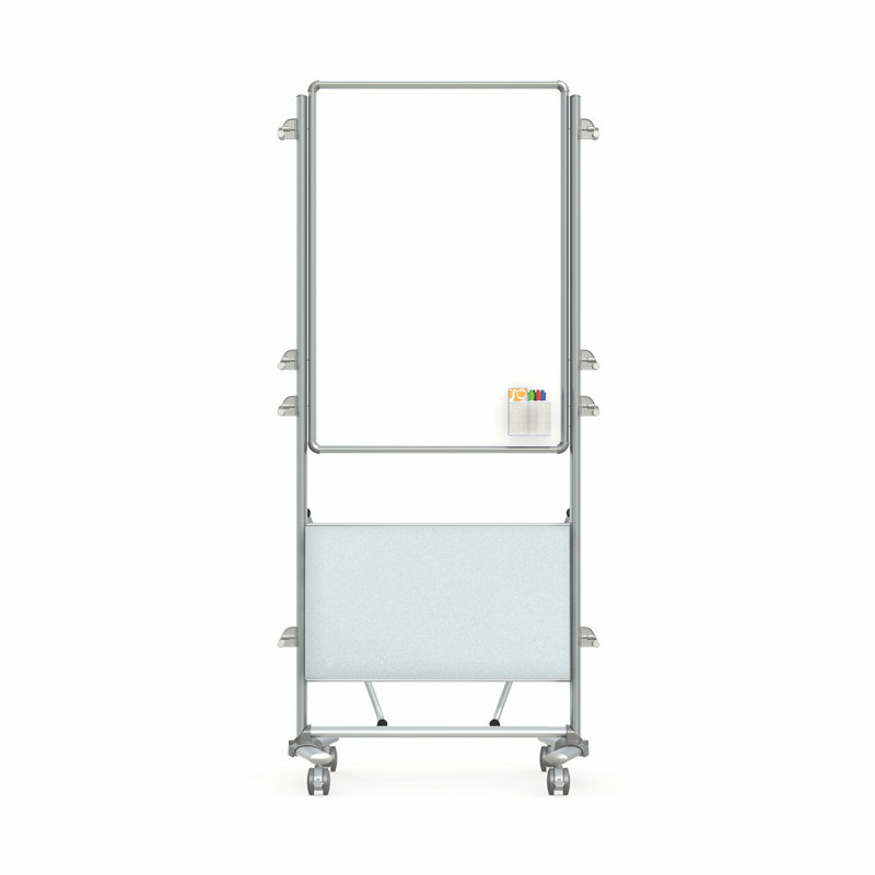 Nexus Freestanding Porcelain Magnetic Large - 6' - 8' Whiteboard