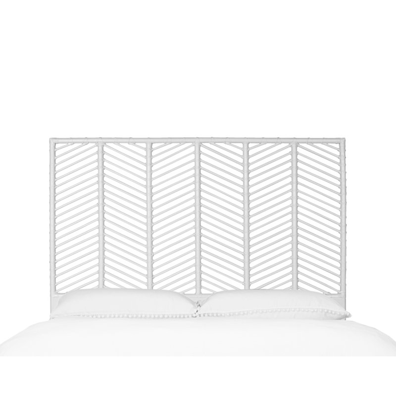 Liam Collection Bed, White, Queen