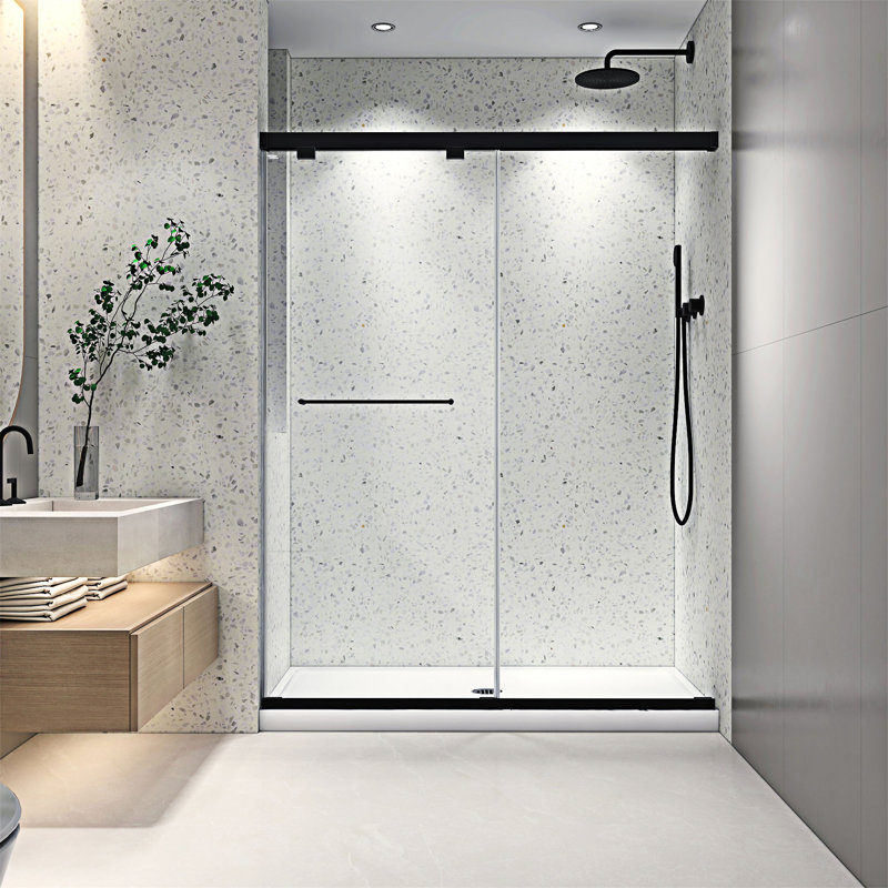 Frameless Double Sliding Shower Door