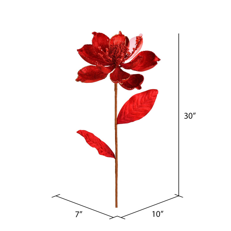 Vaporisateur de Noël artificiel 30 po Vickerman, Rouge