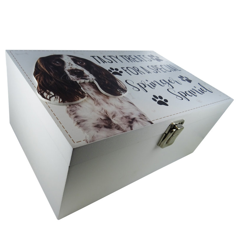 Springer Spaniel Dog Treat Box Donaldson Decorative Box