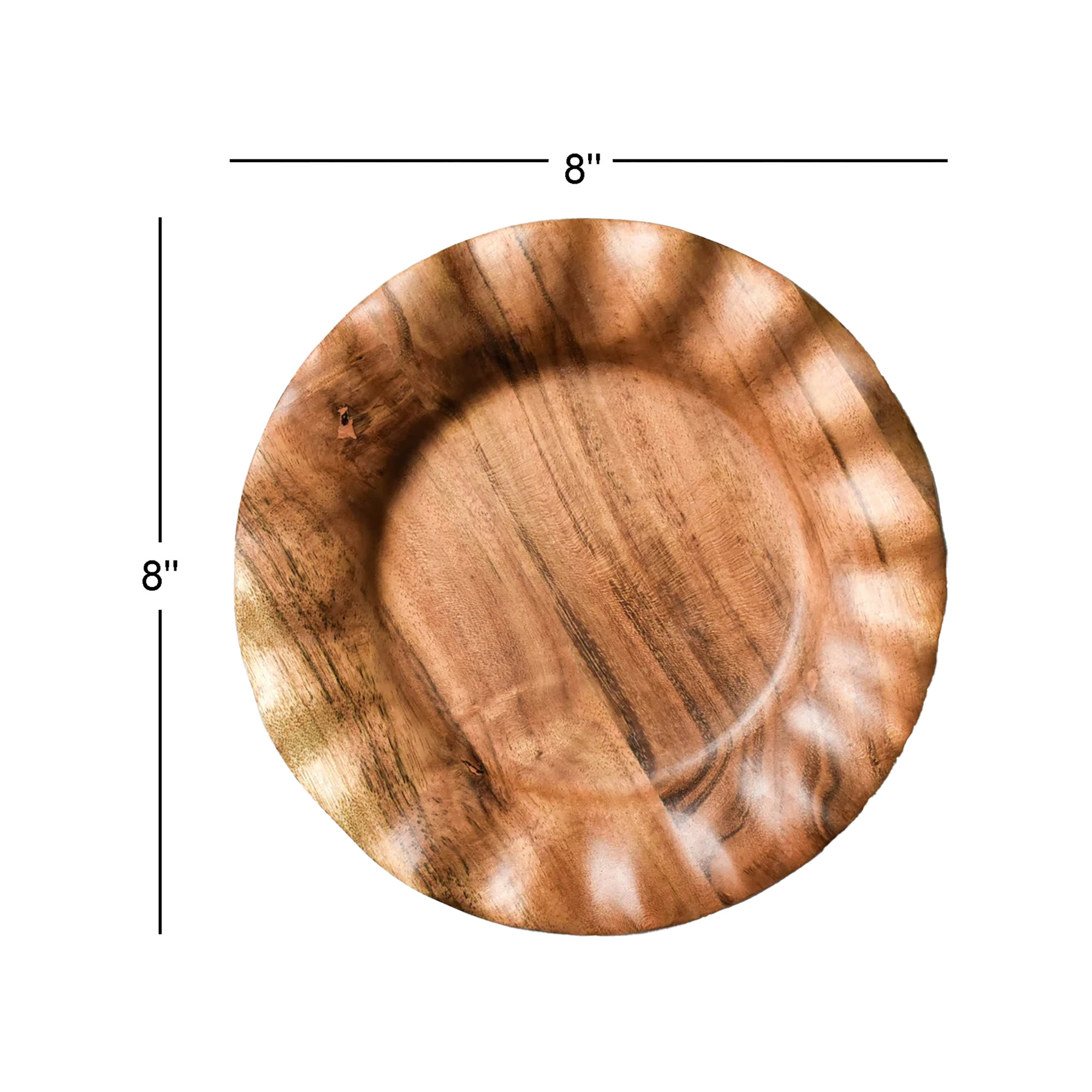 Round Wood Platter