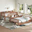 Lit superposé Harmony pour enfant (taille simple) avec tiroirs de rangement et barrière de sécurité incurvée-134060244