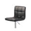 Ensemble de 2 tabourets de bar pivotants Beal, similicuir noir, 24-33