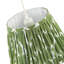 18cm H Fabric Drum Lamp Shade ( Slip-On ) in Green