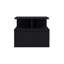 Table de chevet flottante moderne avec tiroir de table d'appoint et tablettes ouvertes-253911539