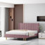 Base de lit tapissier avec tête de lit à oreilles Deeb-609195245-609195235