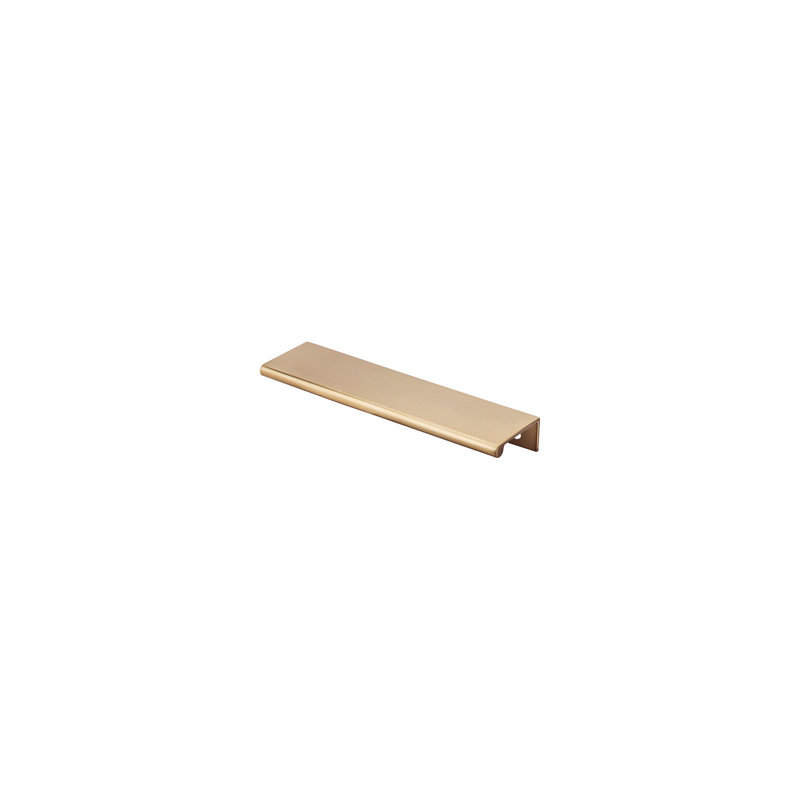 Europa Finger pull, Honey Bronze, 5" Center to Center