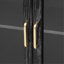 Buffet Kiran avec portes en verre et tablettes réglables-1825241855