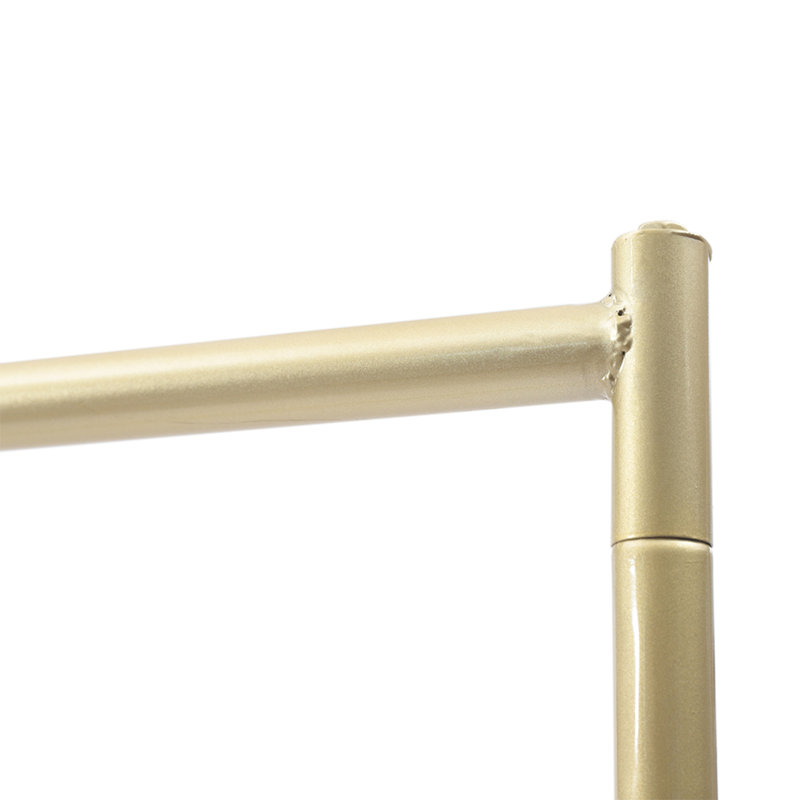 Portant 59 "avec tablette Portant à vêtements autoportant avec rangement inférieur Tuyaux en acier