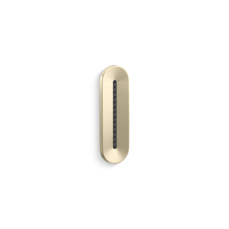 Statement Oblong Vichy 1.75 Gpm Body Spray, Vibrant French Gold