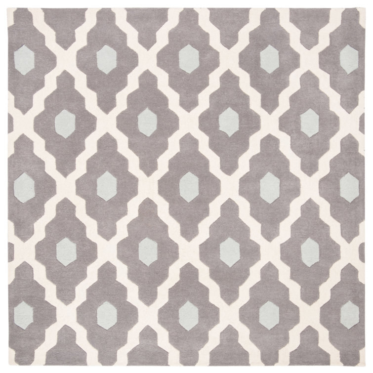 Carolene Hand Tufted Wool Geometric Rug