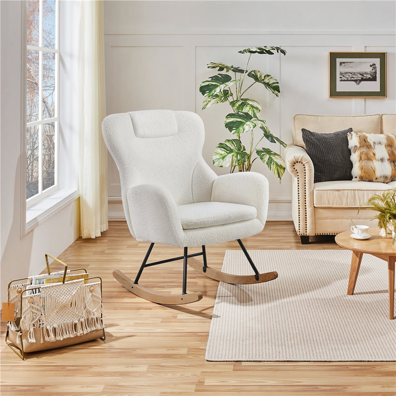 Color Rocking Chair, Ivory