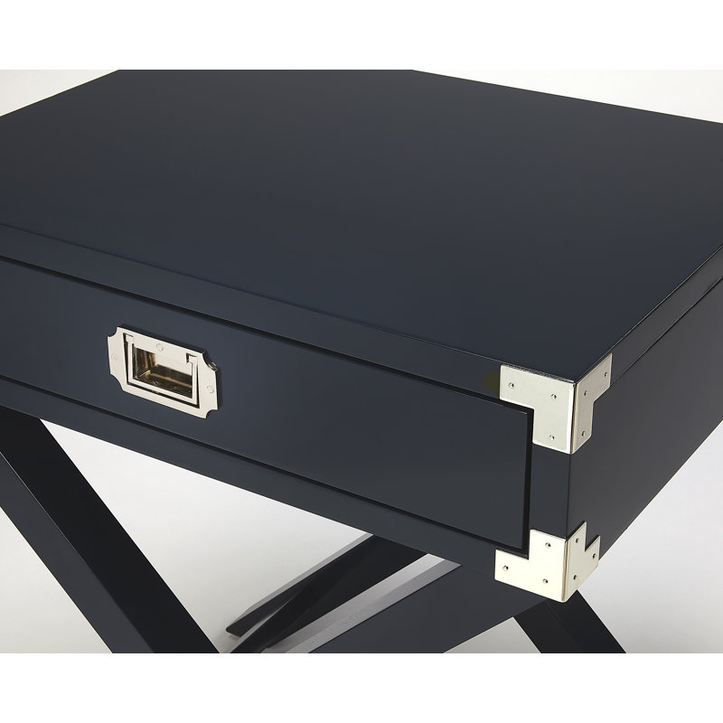 Table de bout avec rangement Campden, Bleu