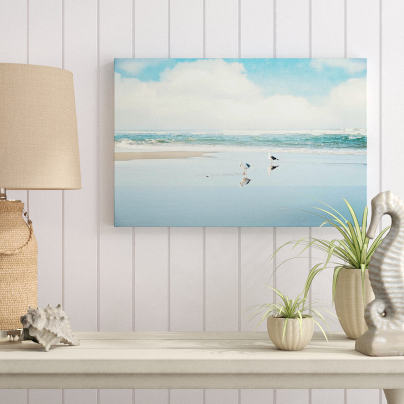 « ocean réflexions », reproduction d’art sur toile tendue, H 16 po x l 24 po x P 1,5 po