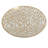 Mosaic Gold Set of 6 Plated Canape Plates 6in asst
