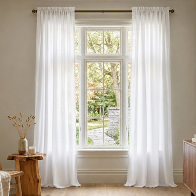 Pure Hemp Rod Pocket Curtain ( 1 Panel)