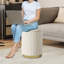 Repose-pieds rond avec velours et tabouret-915177697