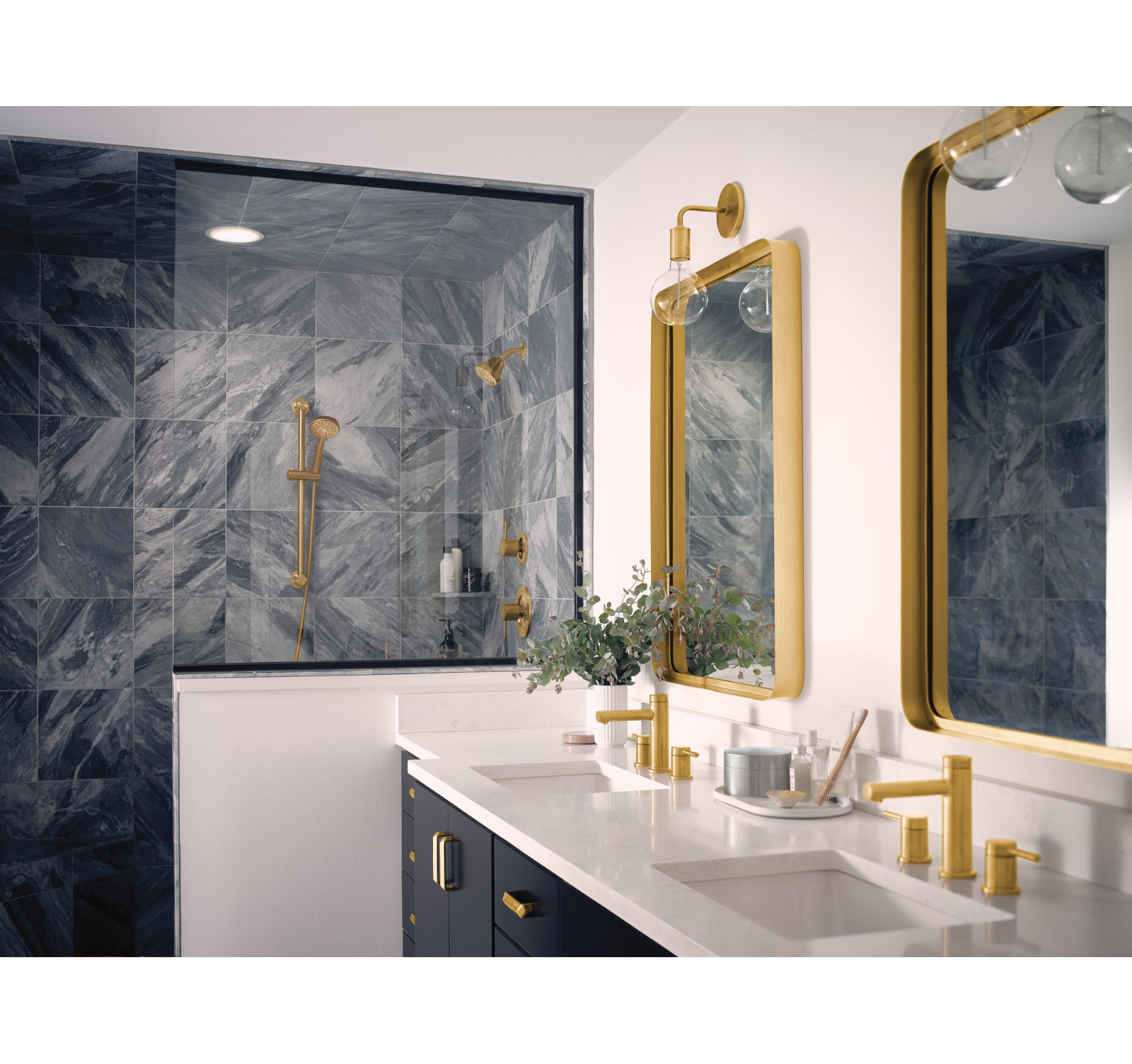 Align Eco-Performance Posi-Temp Shower Trim Kit, Brushed Gold