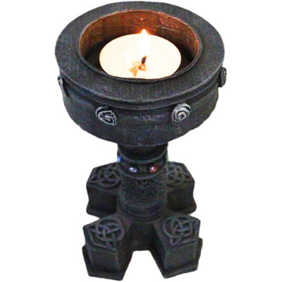 Porte-bougie votive Wicca Celtic Knotwork